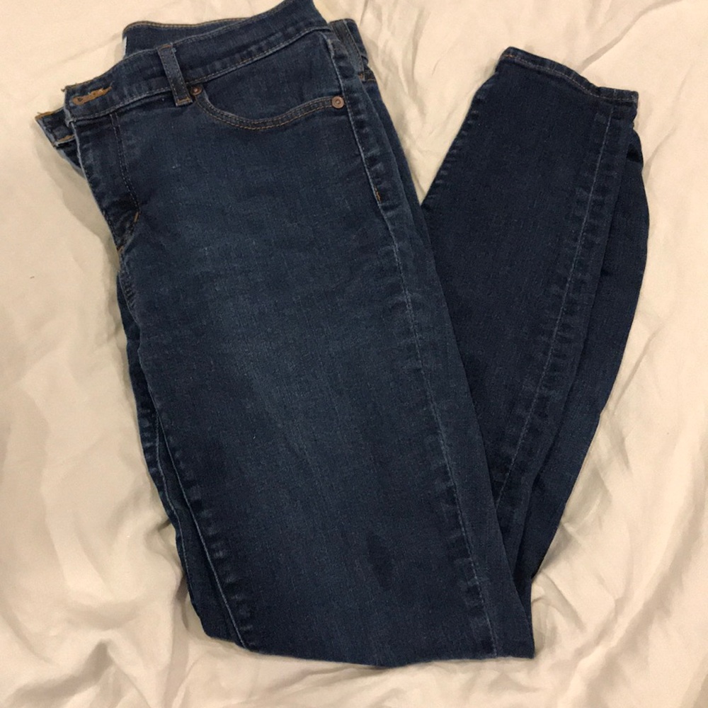 Ann Taylor LOFT Dark Wash Jeggings